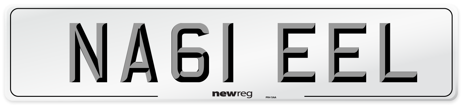 NA61 EEL Number Plate from New Reg